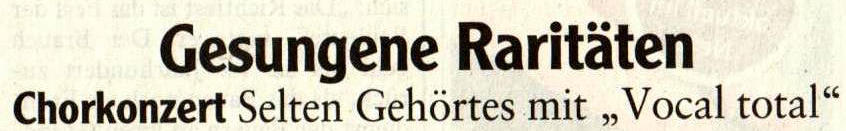 Artikel Adventskonzert